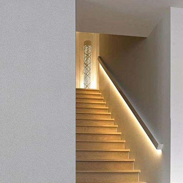 Cornice decorativa in Polistirolo per strip LED da 1 metro Effetto