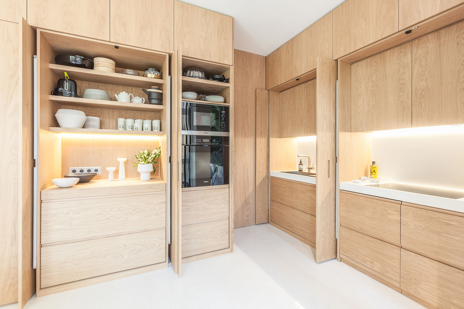 Apartamento en Calle Argentona , YLAB Arquitectos YLAB Arquitectos Cozinhas escandinavas