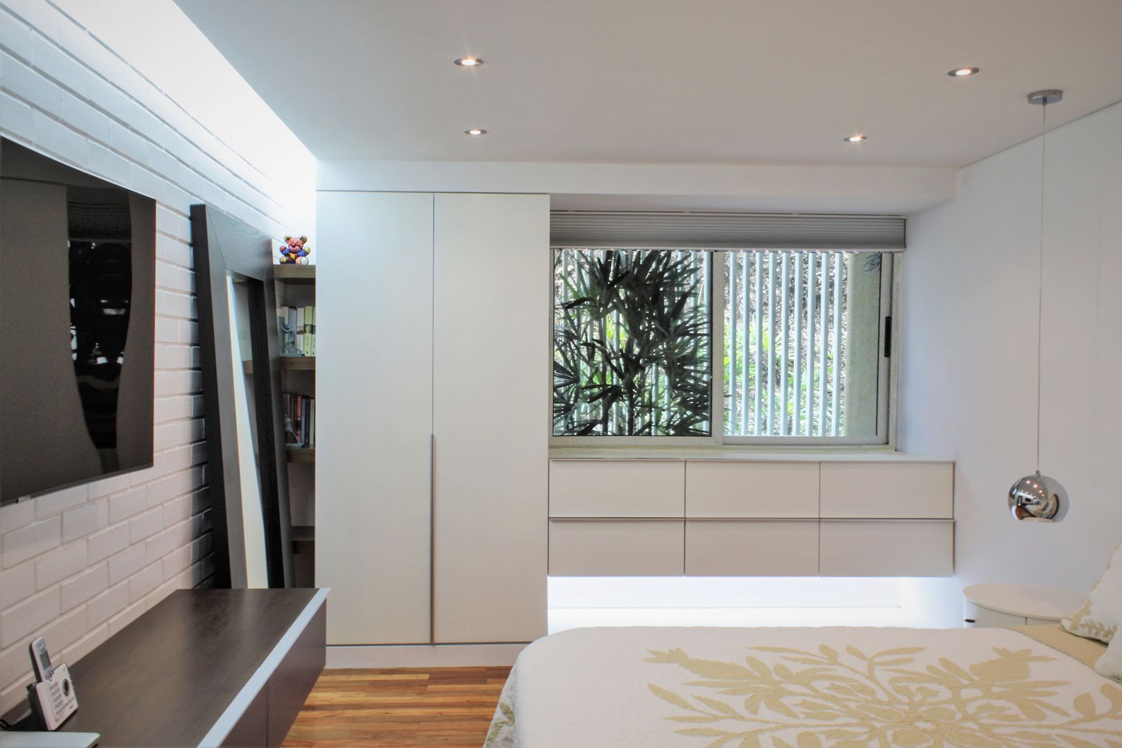 Apartamento en Chulavista, RRA Arquitectura RRA Arquitectura Minimalist bedroom Wood Wood effect