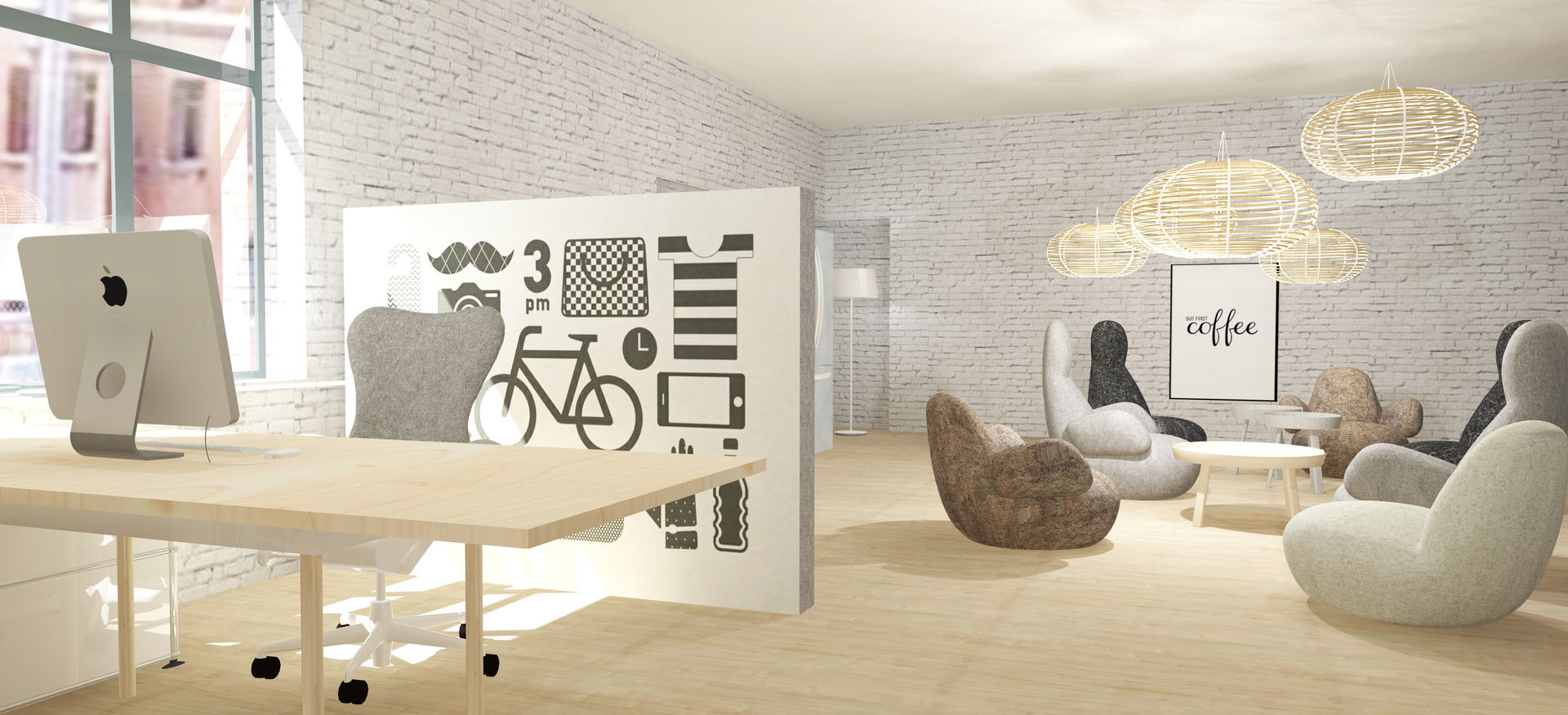 Büro Deko - 15 innovative Ideen, den Arbeitsplatz zu gestalten und zu dekorieren