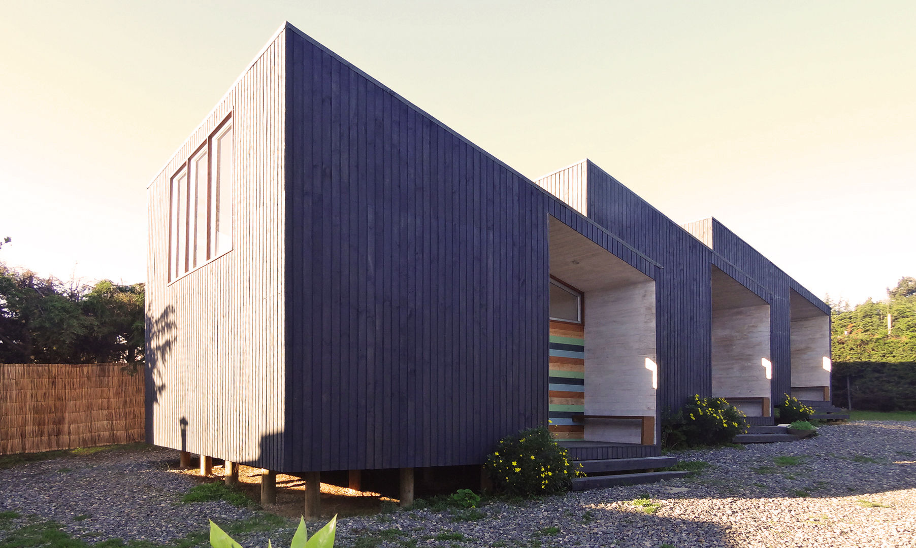 Cabañas Algarrobo, m2 estudio arquitectos - Santiago m2 estudio arquitectos - Santiago Wooden houses Wood Wood effect