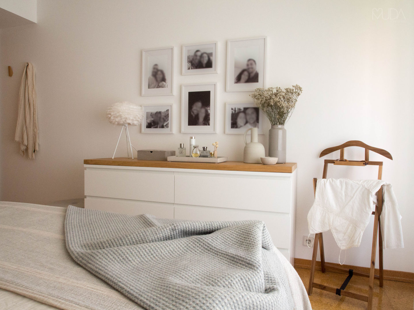 S+P Apartment - Lisbon, MUDA Home Design MUDA Home Design Scandinavische slaapkamers