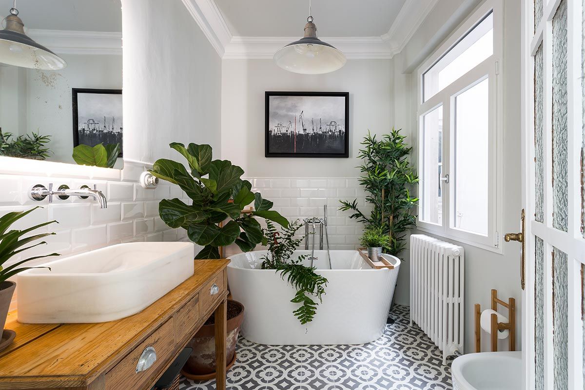 homify Endüstriyel Banyo Mozaik