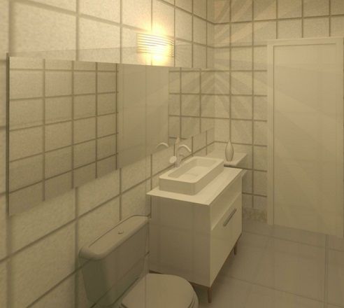 Projeto Shaft , TAFS interiores e 3D TAFS interiores e 3D Bathroom