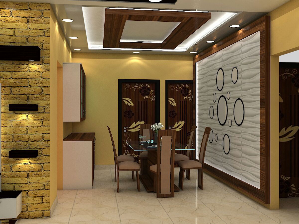 Sare Homes, Saraswati Interior Saraswati Interior Classic style dining room Wood,Picture frame,Architecture,Interior design,Floor,Flooring,Hardwood,Living room,Art,Real estate