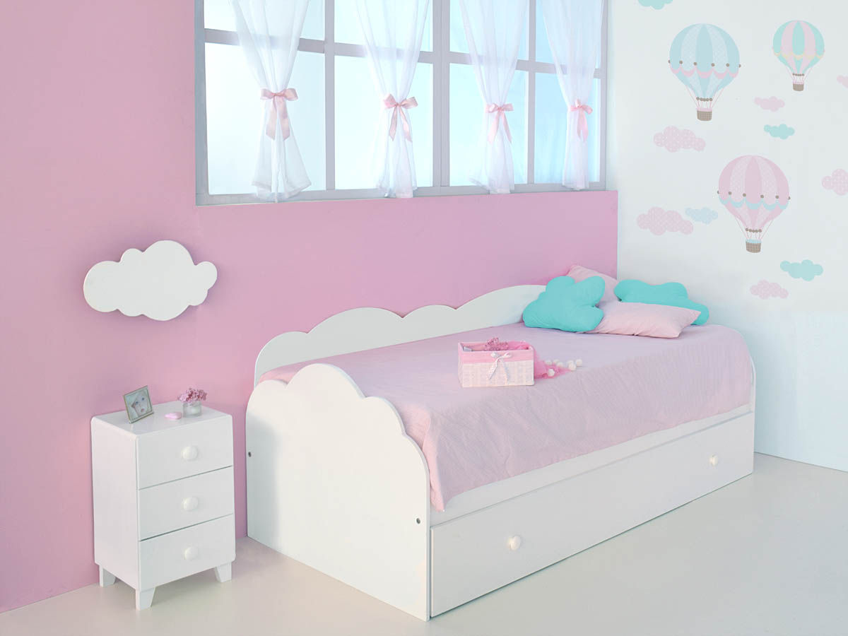 Cama Infantil Rodri Blanca