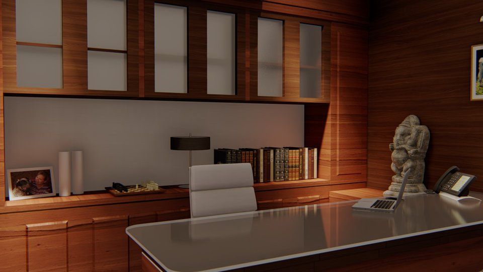 Interiors, SBA SBA Classic style study/office