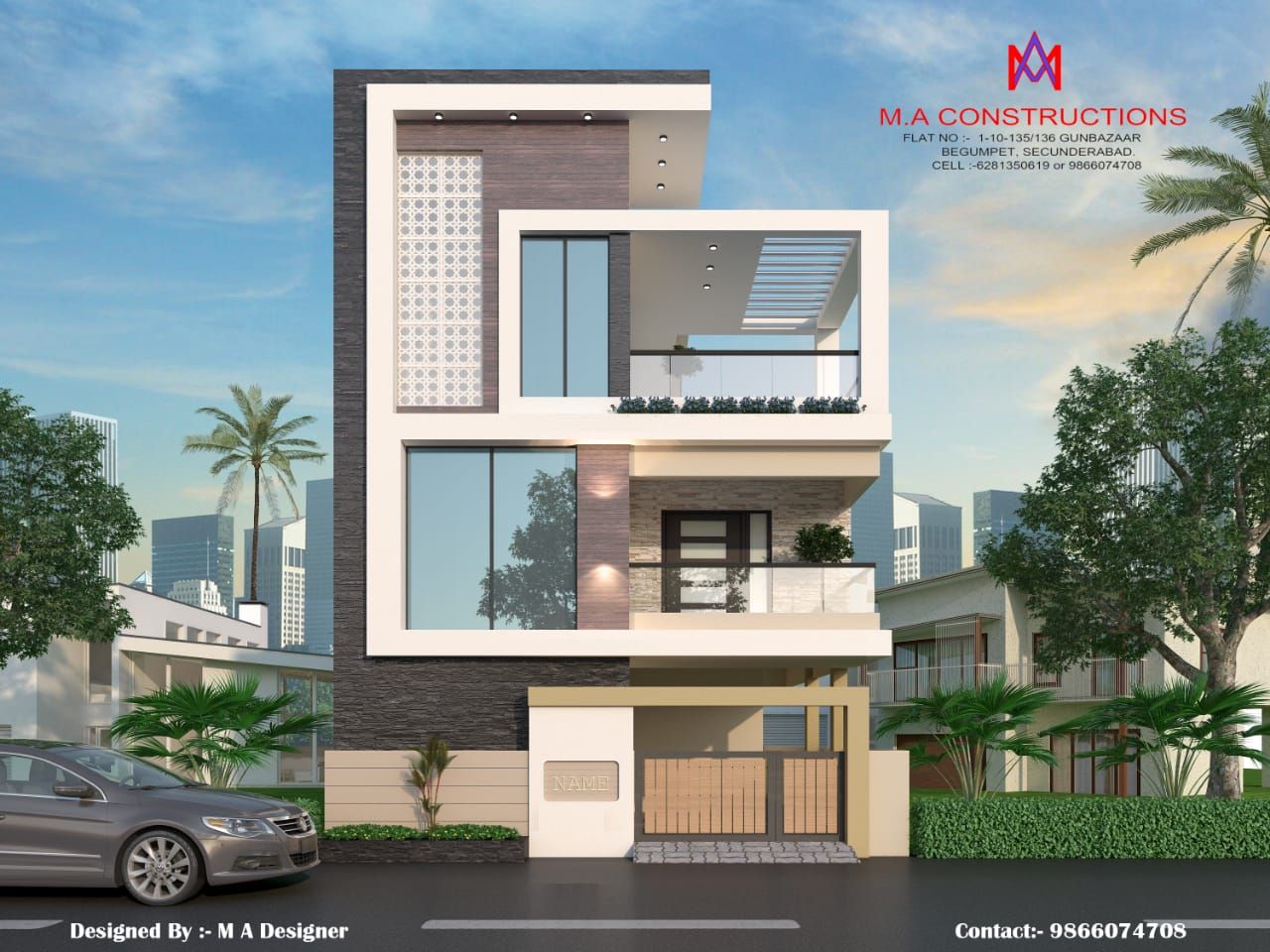 Exteriors and Architectural , M.A Constructions M.A Constructions Azjatyckie domy