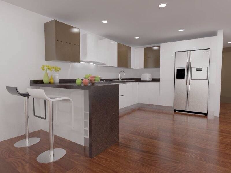 Cocinas, Erick Becerra Arquitecto Erick Becerra Arquitecto ห้องครัว