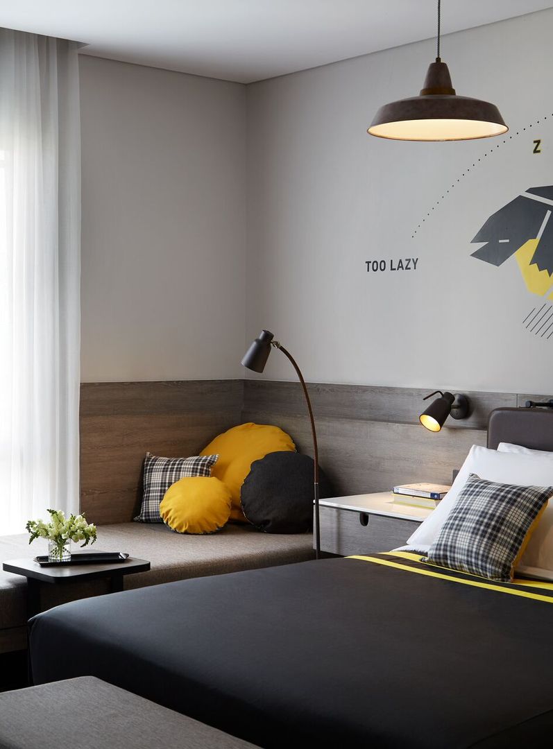 Rooms Inc., LEDS C4 LEDS C4 Modern style bedroom