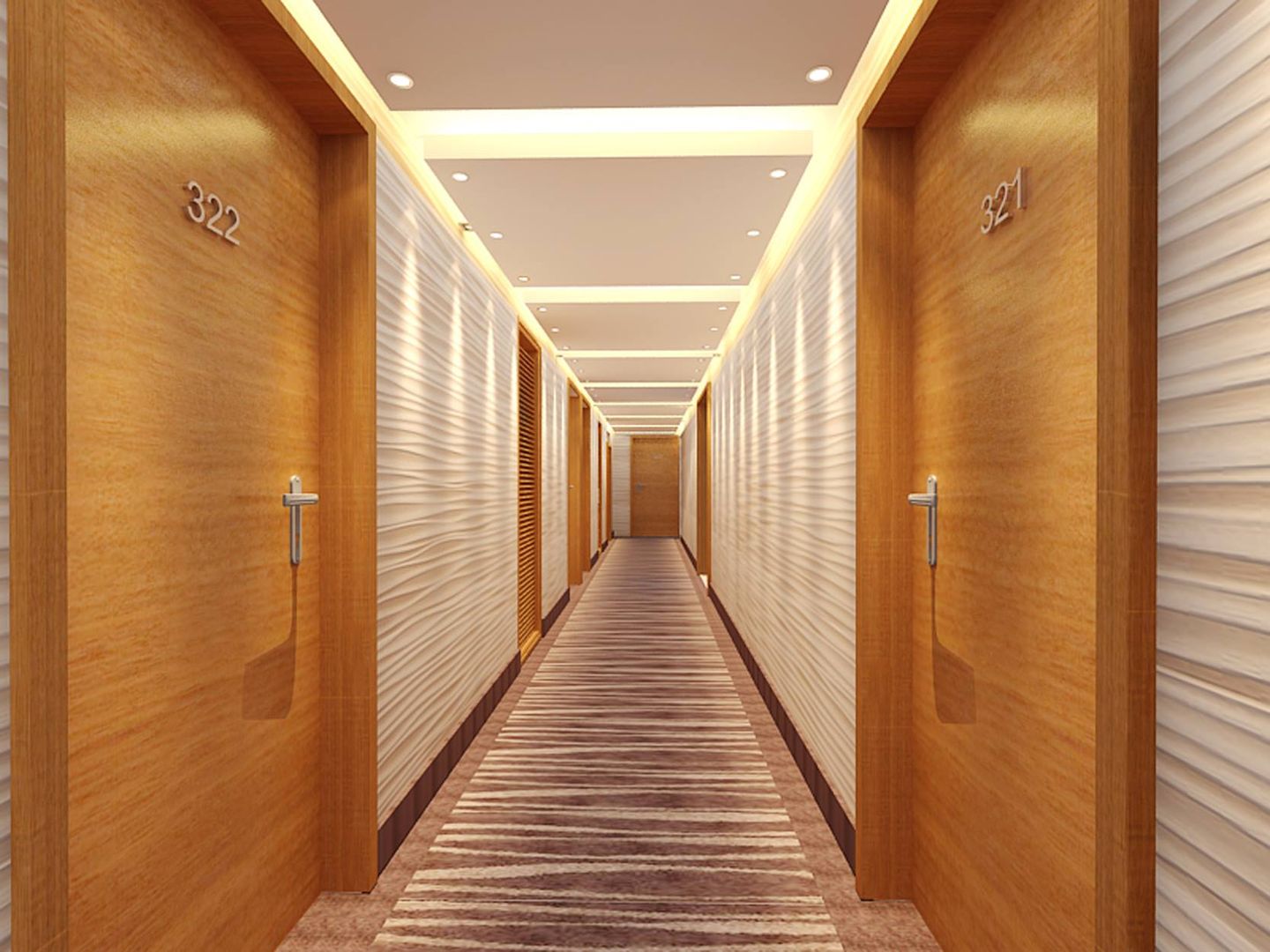 Corridor look homify Modern Corridor, Hallway and Staircase