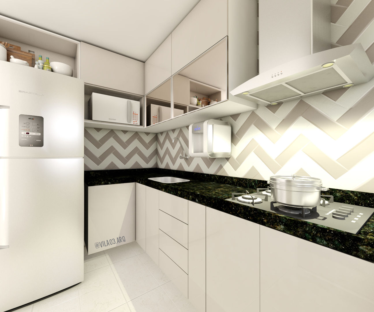 homify Kitchen units MDF