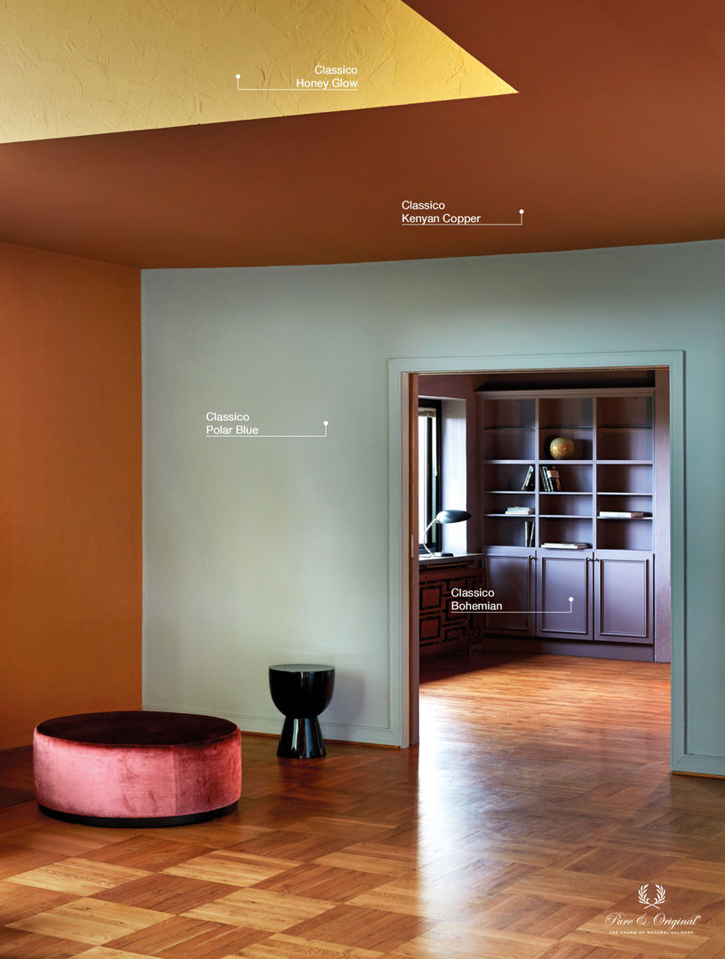 Colour Collection - The Neomodernist, Pure & Original Pure & Original Soggiorno eclettico