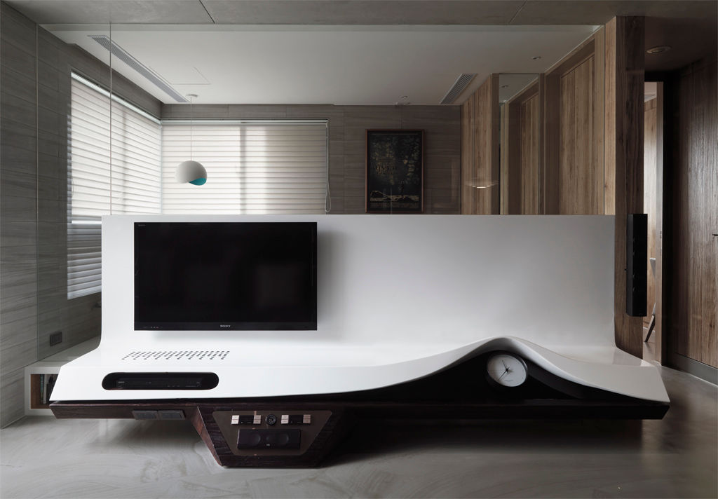 返 - 新北徐宅, 形構設計 Morpho-Design 形構設計 Morpho-Design Salas de estar modernas