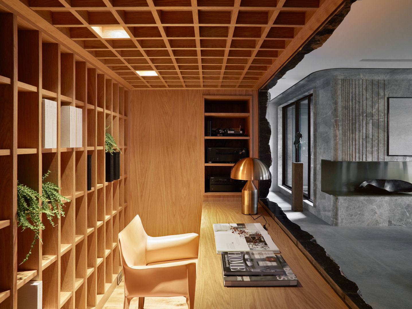 Grayscale, 形構設計 Morpho-Design 形構設計 Morpho-Design Modern study/office