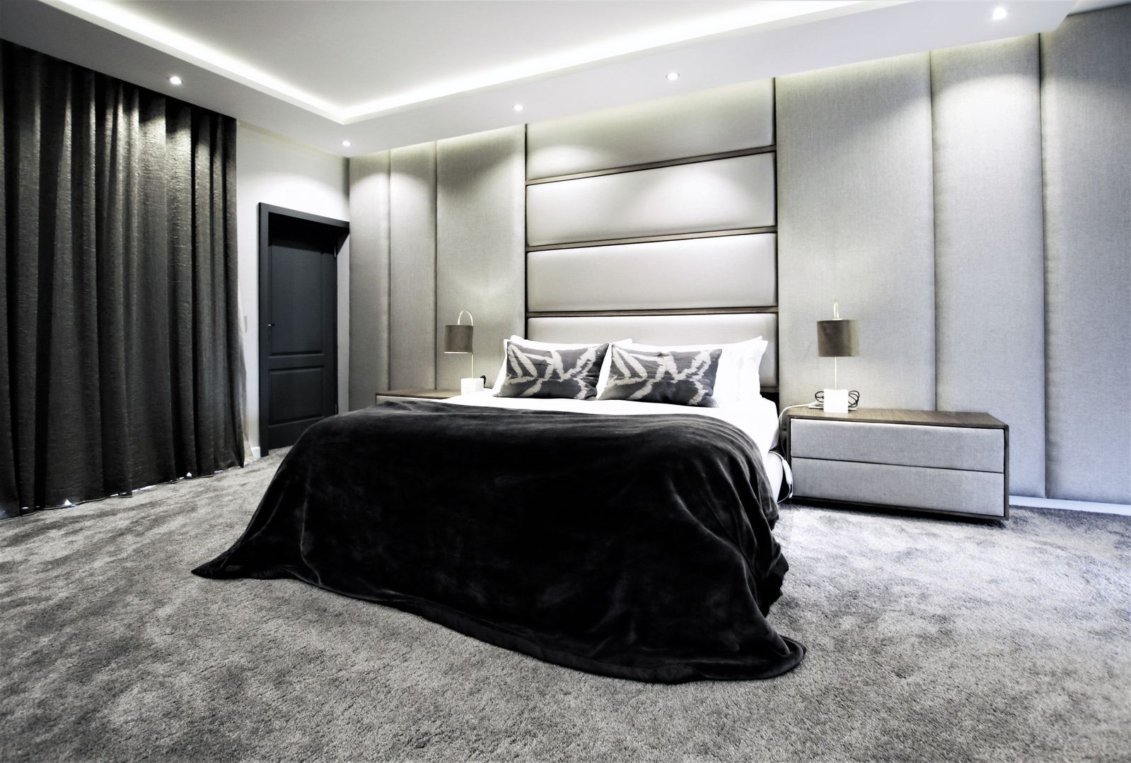 VCC Estate, JSD Interiors JSD Interiors Minimalistische slaapkamers Hout Hout