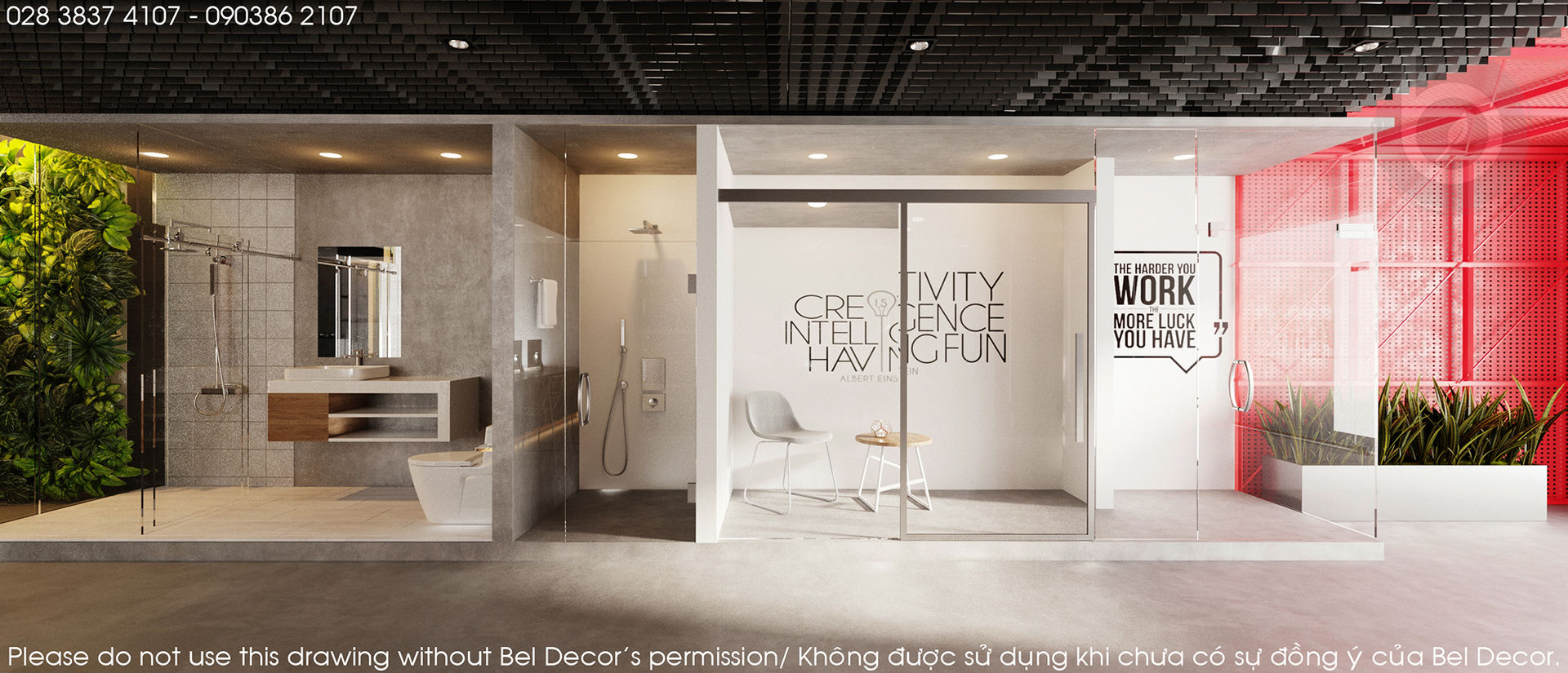 Thiết Kế Nội Thất Showroom (Sh1801), Bel Decor Bel Decor