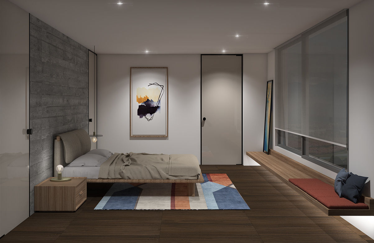 Main bedroom Design Group Latinamerica 臥室