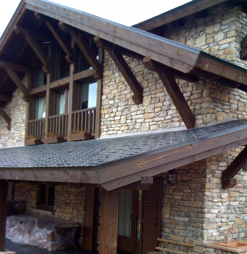 Casa de la colina en Cercedilla hecha por Manuel Monroy, Manuel Monroy Pagnon, arquitecto Manuel Monroy Pagnon, arquitecto Nhà đồng quê Cục đá