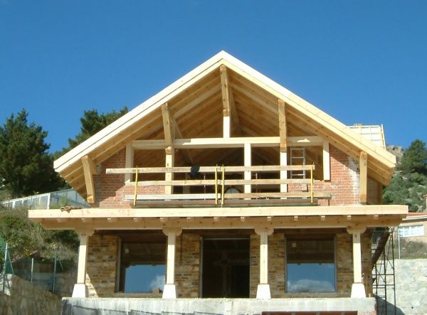 Casa de montaña en Madrid construida por Manuel Monroy, Manuel Monroy Pagnon, arquitecto Manuel Monroy Pagnon, arquitecto Country house Wood Wood effect