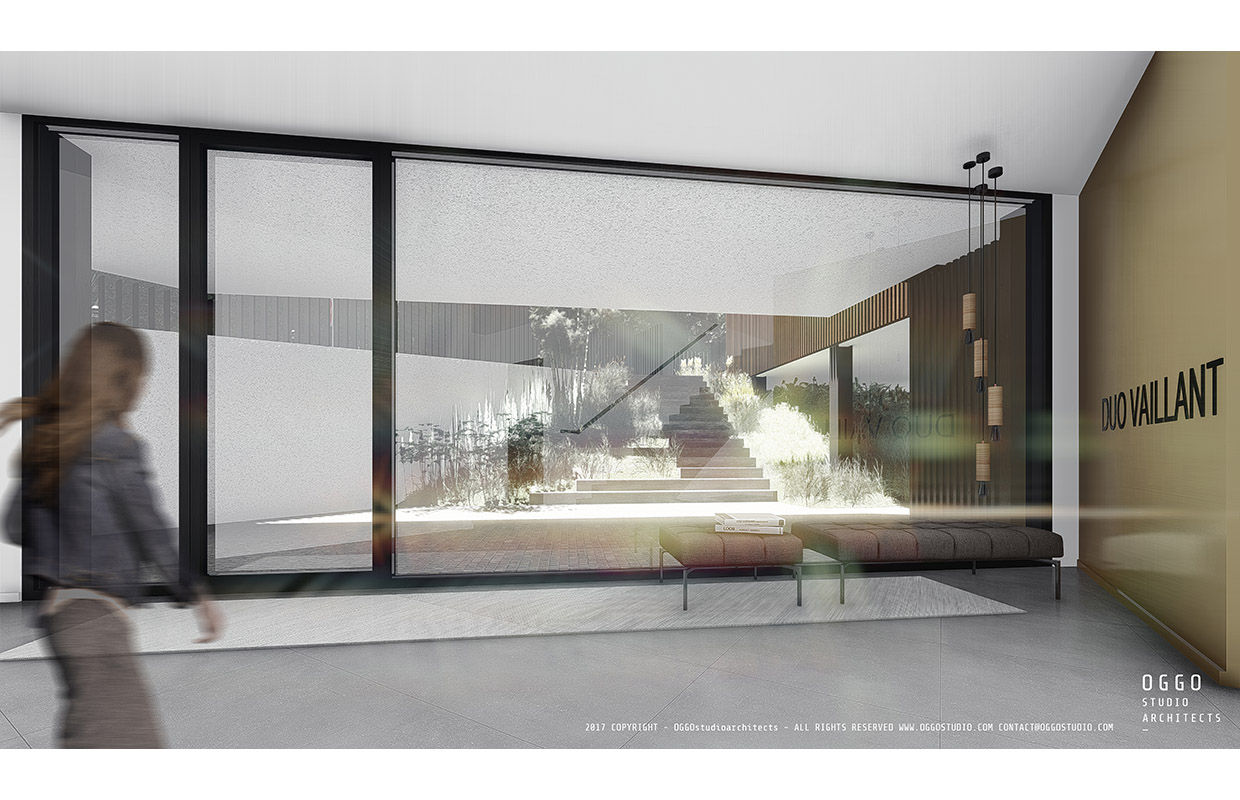 3D view OGGOstudioarchitects, unipessoal lda Case moderne collective housing,​Vaillant