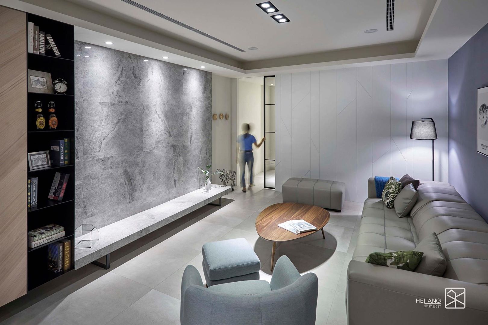 大理石牆面 禾廊室內設計 Scandinavian style living room Marble