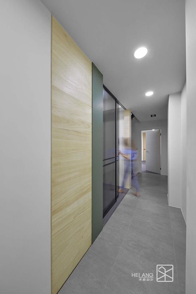 書房 禾廊室內設計 Scandinavian style corridor, hallway& stairs