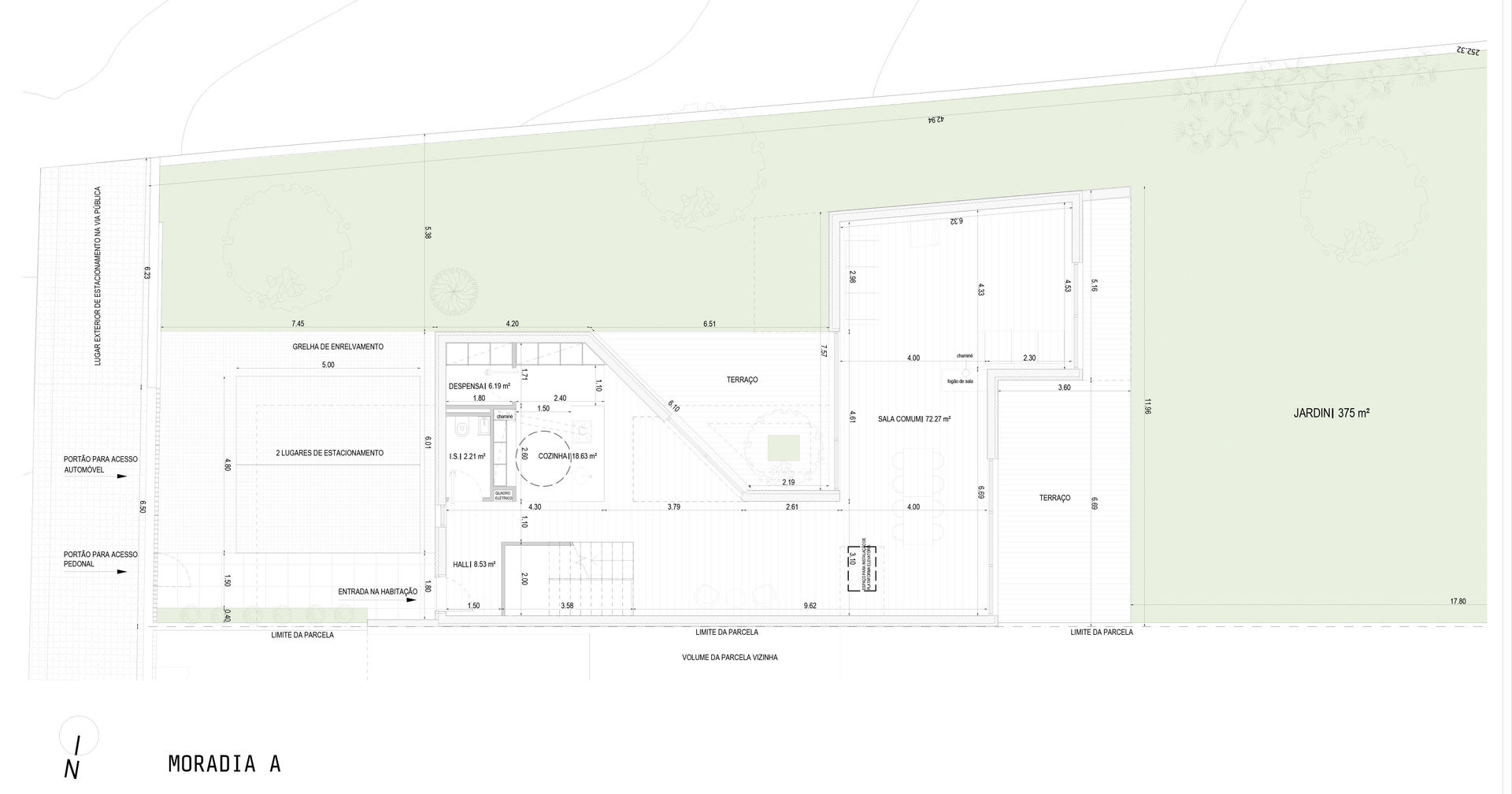 OGGOstudioarchitects, unipessoal ldaが手掛けた現代の, モダン ground floor,house