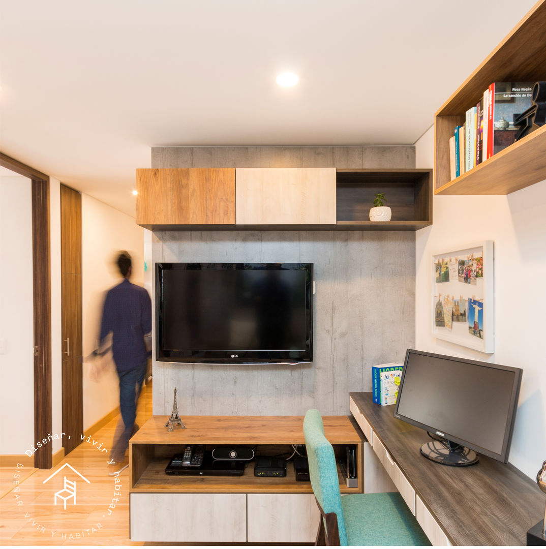 MUEBLE PERSONALIZADO (BOGOTA), noc-noc noc-noc Study/office Chipboard Desks