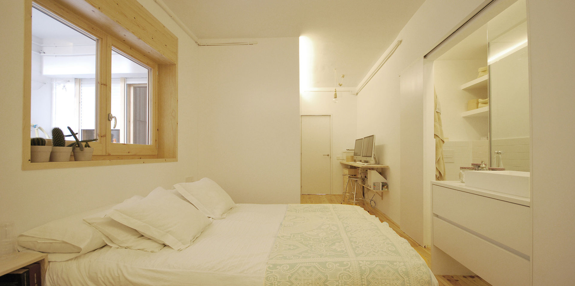 Dormitorio Principal homify Habitaciones de estilo escandinavo Madera Acabado en madera