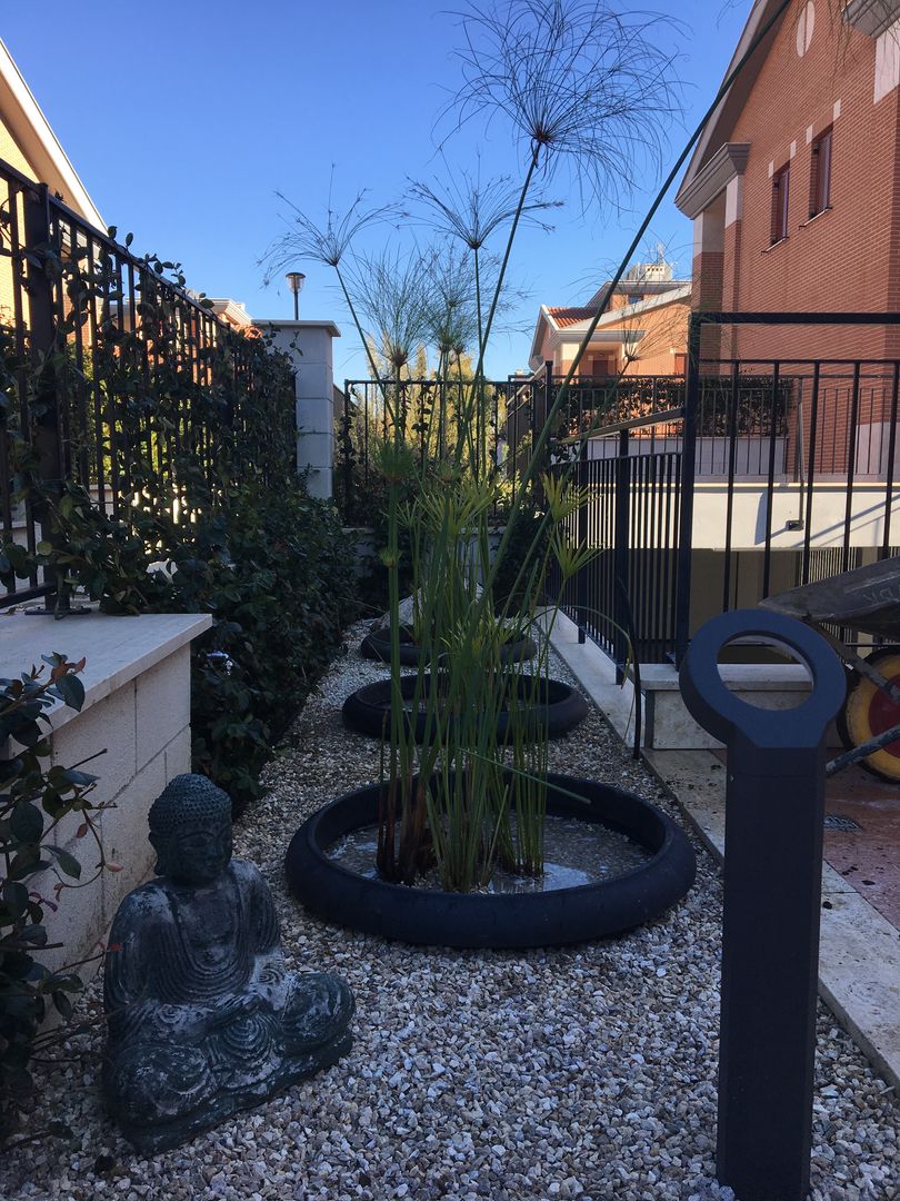 Un giardino Feng Shui tra oriente ed occidente, AbitoVerde AbitoVerde Jardines de estilo asiático