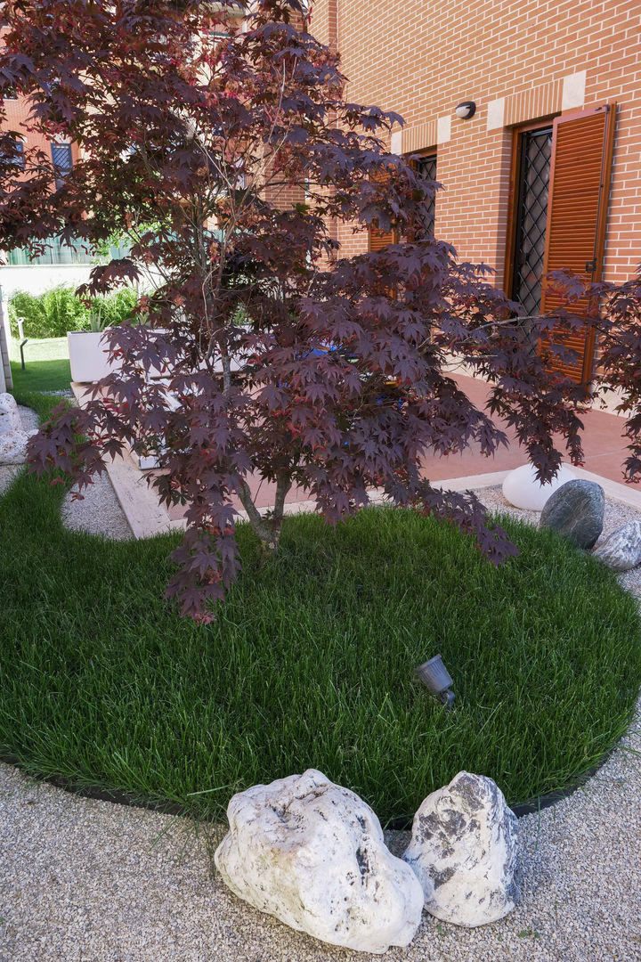 Un giardino Feng Shui tra oriente ed occidente, AbitoVerde AbitoVerde Asyatik Bahçe