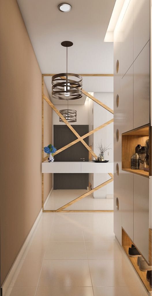 Contemporary Villa Design, Modulart Modulart Endüstriyel Koridor, Hol & Merdivenler Komodin & Etajerler