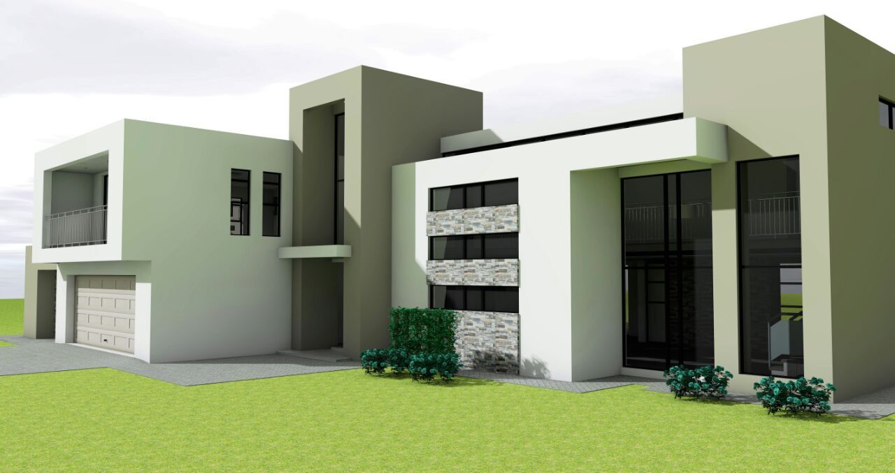 Exterior elevation homify Modern houses