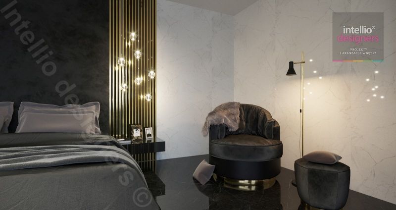 Penthouse od Intellio designers , Intellio designers Intellio designers Спальня в стиле минимализм