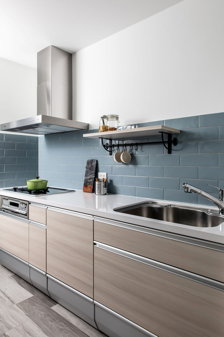 中古翻新生活宅 重新定義廚房機能 達譽設計 Scandinavian style kitchen