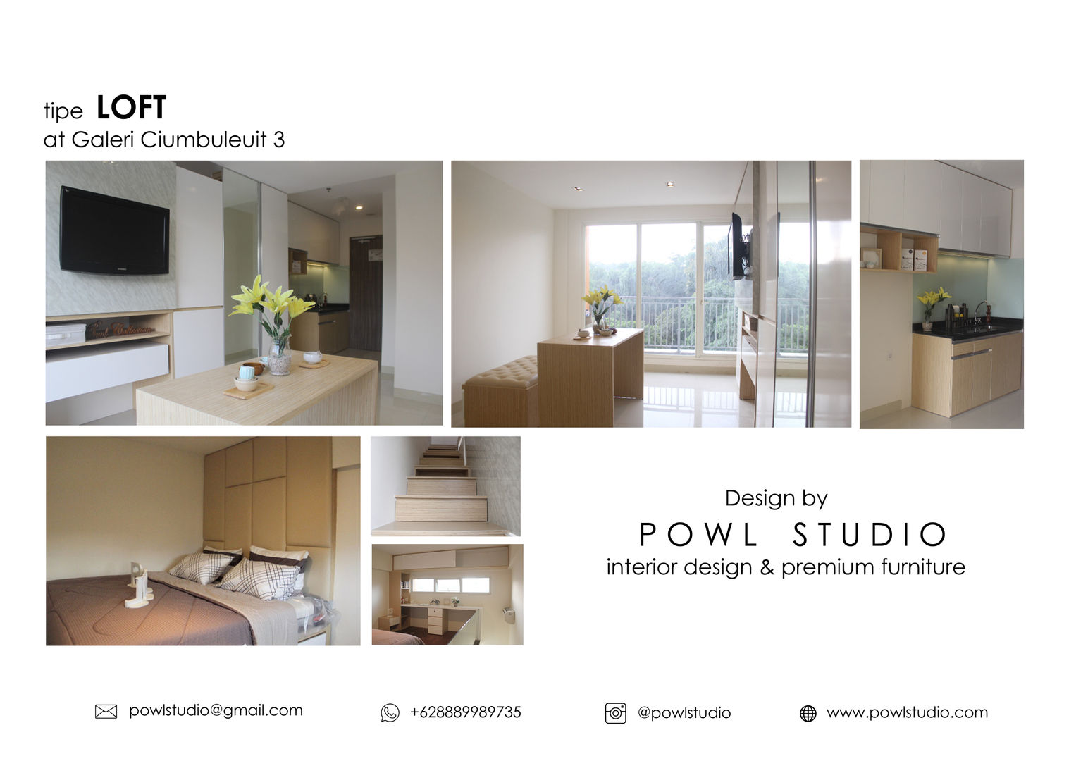 Galeri Ciumbuleuit III - Tipe Loft, POWL Studio POWL Studio