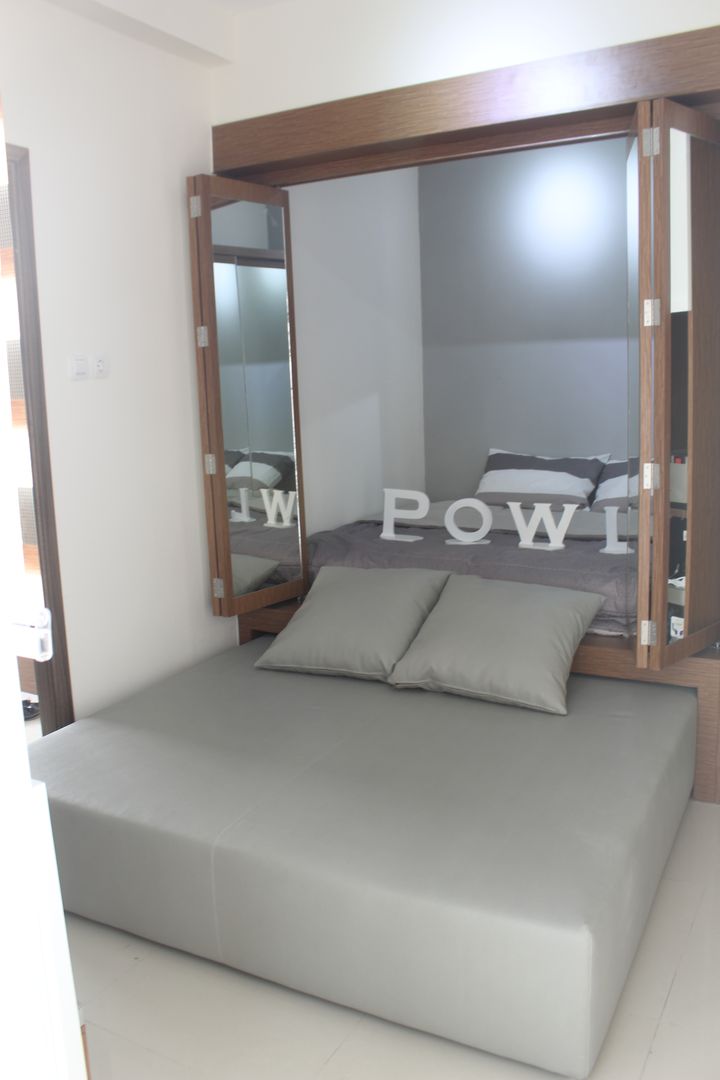 Galeri Ciumbuleuit III - 2 Bedroom Cypress, POWL Studio POWL Studio Phòng ngủ phong cách hiện đại