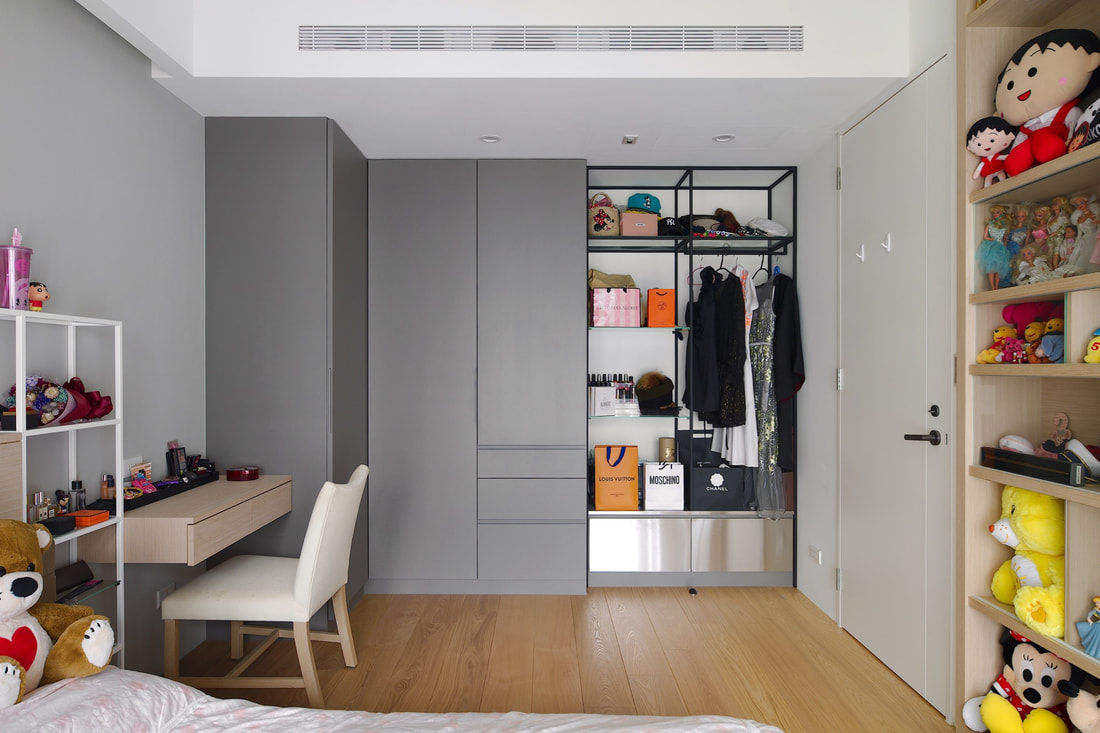 收納空間充足的次臥一 直方設計有限公司 Bedroom