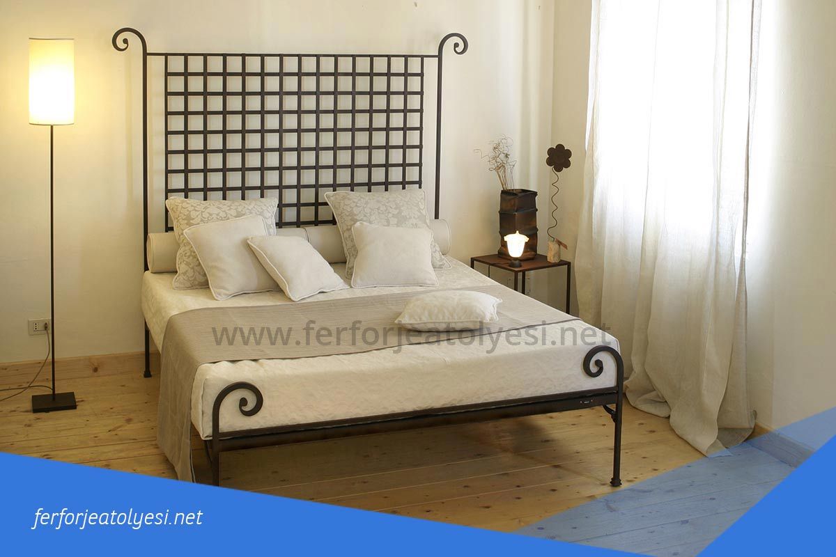 Ferforje Yatak Modelleri, Ferforje Atölyesi Ferforje Atölyesi Modern style bedroom Iron/Steel Beds & headboards