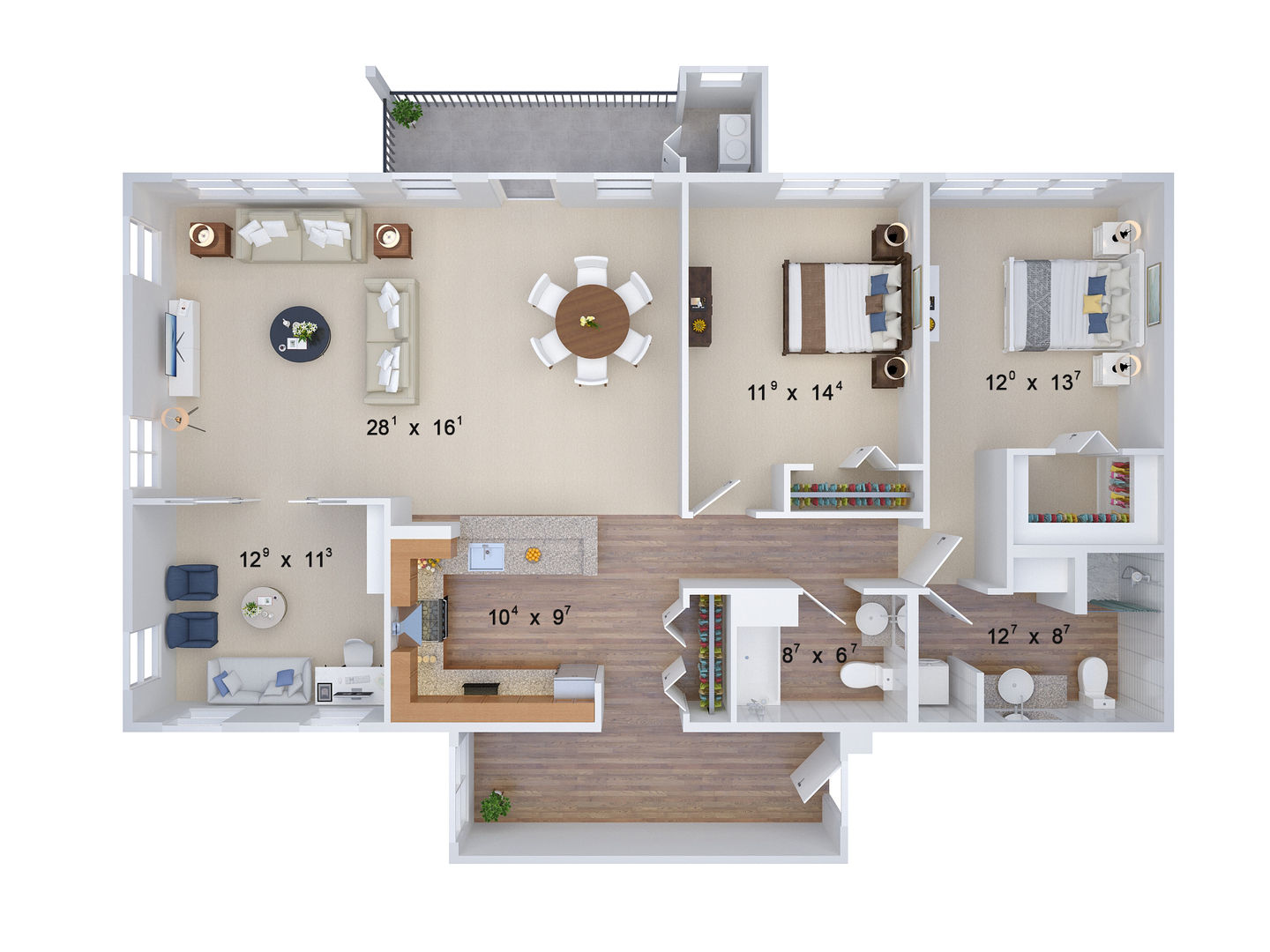 2D 3D Floor Plan Rendering Services The 2D3D Floor Plan Company