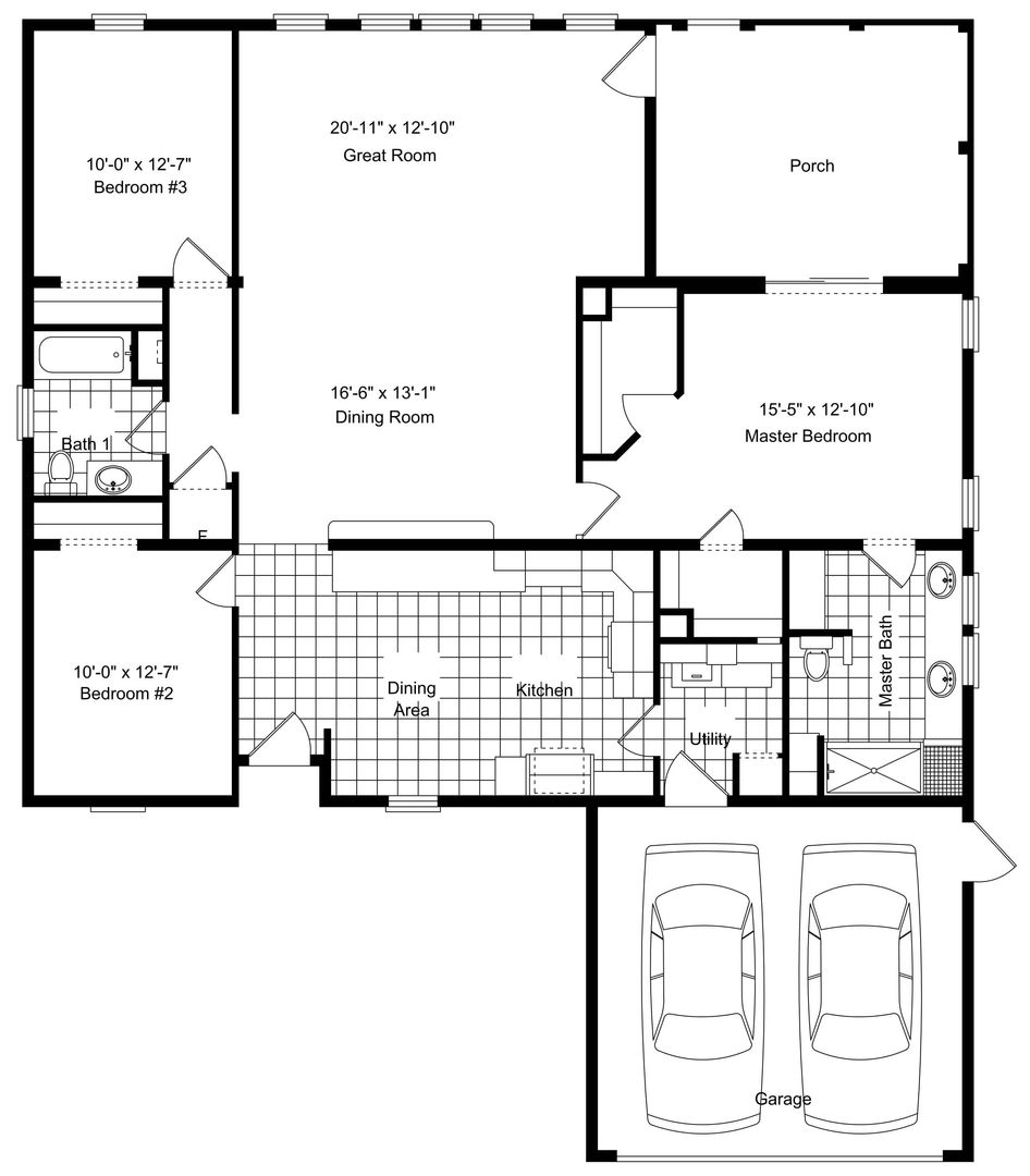 House Plan Drawing 12x11 Meter 39x36 Feet - Pro Home DecorZ