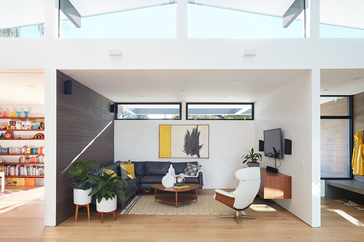 Los Altos New Residence By Klopf Architecture, Klopf Architecture Klopf Architecture ห้องนั่งเล่น