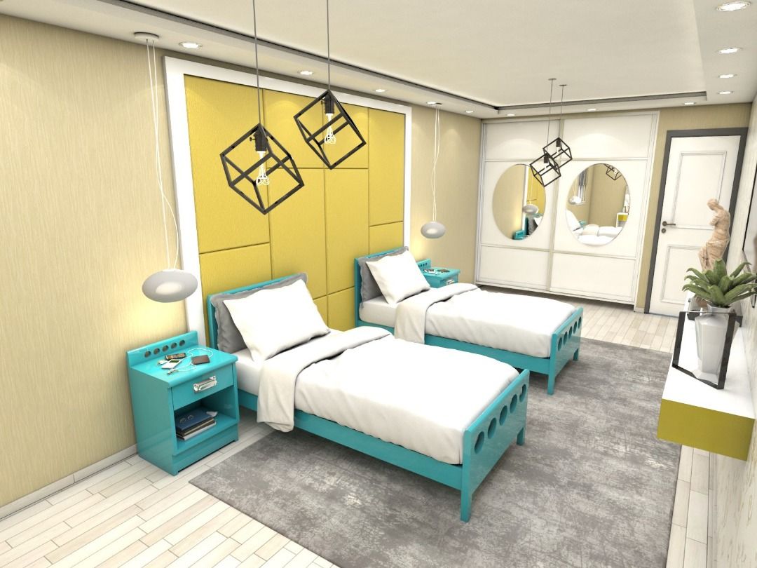 hepsivilla.com, kübra meltem doğan kübra meltem doğan Modern Bedroom