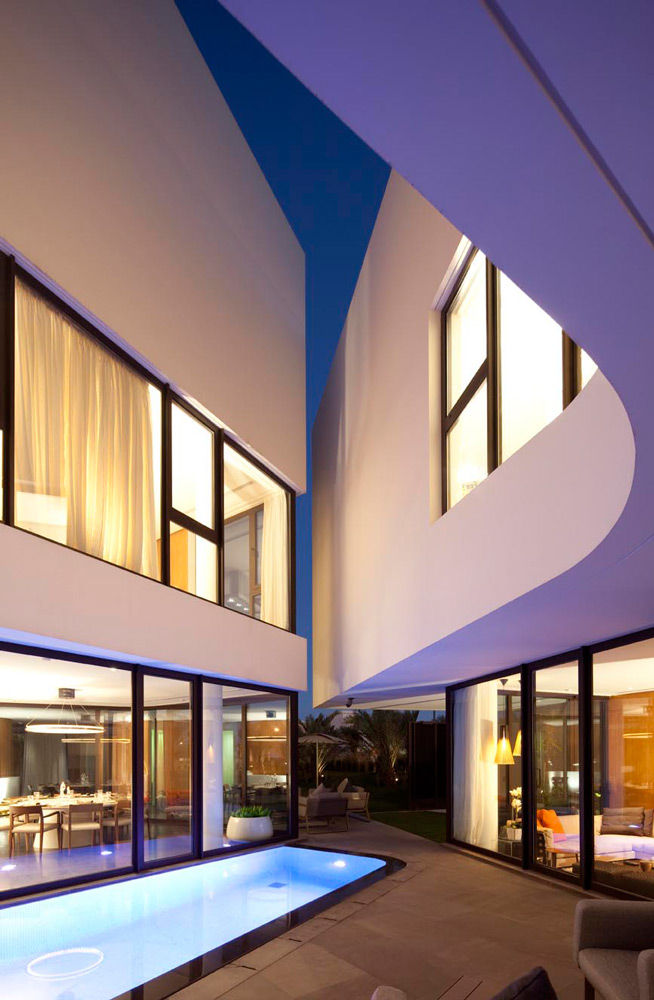 Mop House: Proyecto arquitectónico de una casa unifamiliar en Kuwait por AGI, AGi architects arquitectos y diseñadores en Madrid AGi architects arquitectos y diseñadores en Madrid Casas unifamilares Hormigón