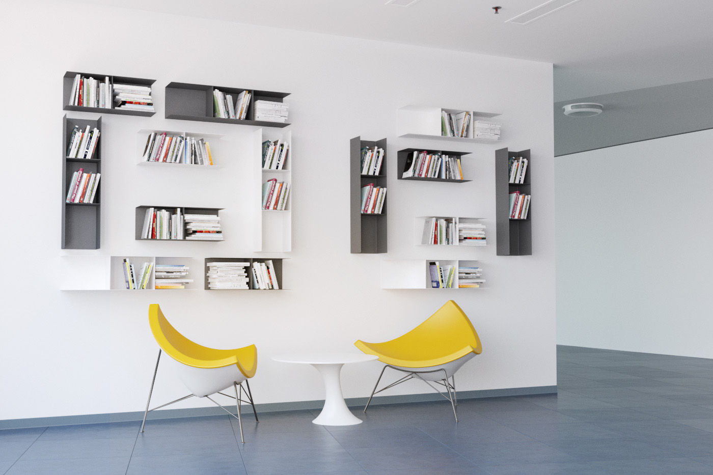 Mobiliario para el hogar y oficinas por Sintesi, BMAA BMAA Salon moderne Stockage