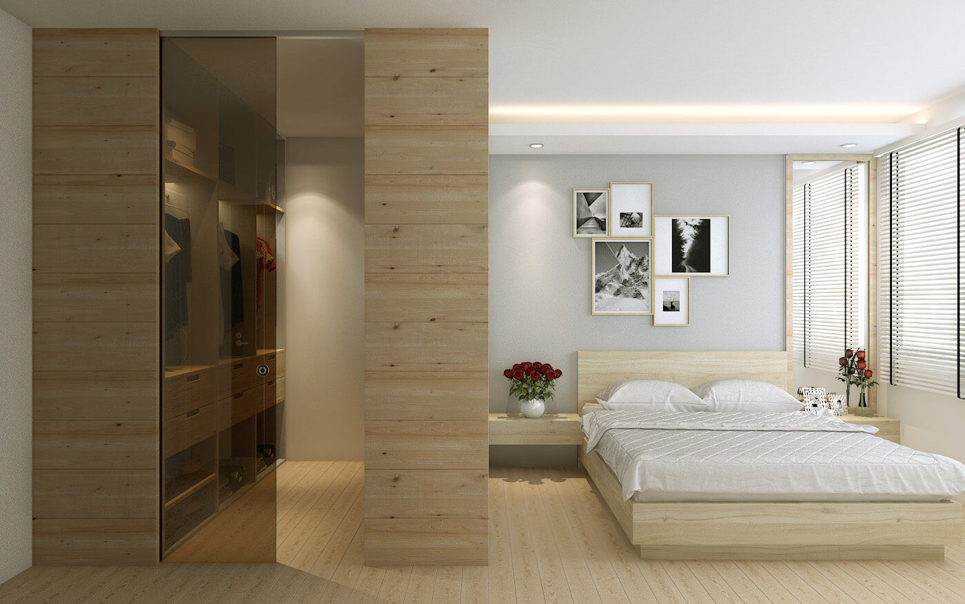 Master bedroom Singapore Carpentry Interior Design Pte Ltd 臥室