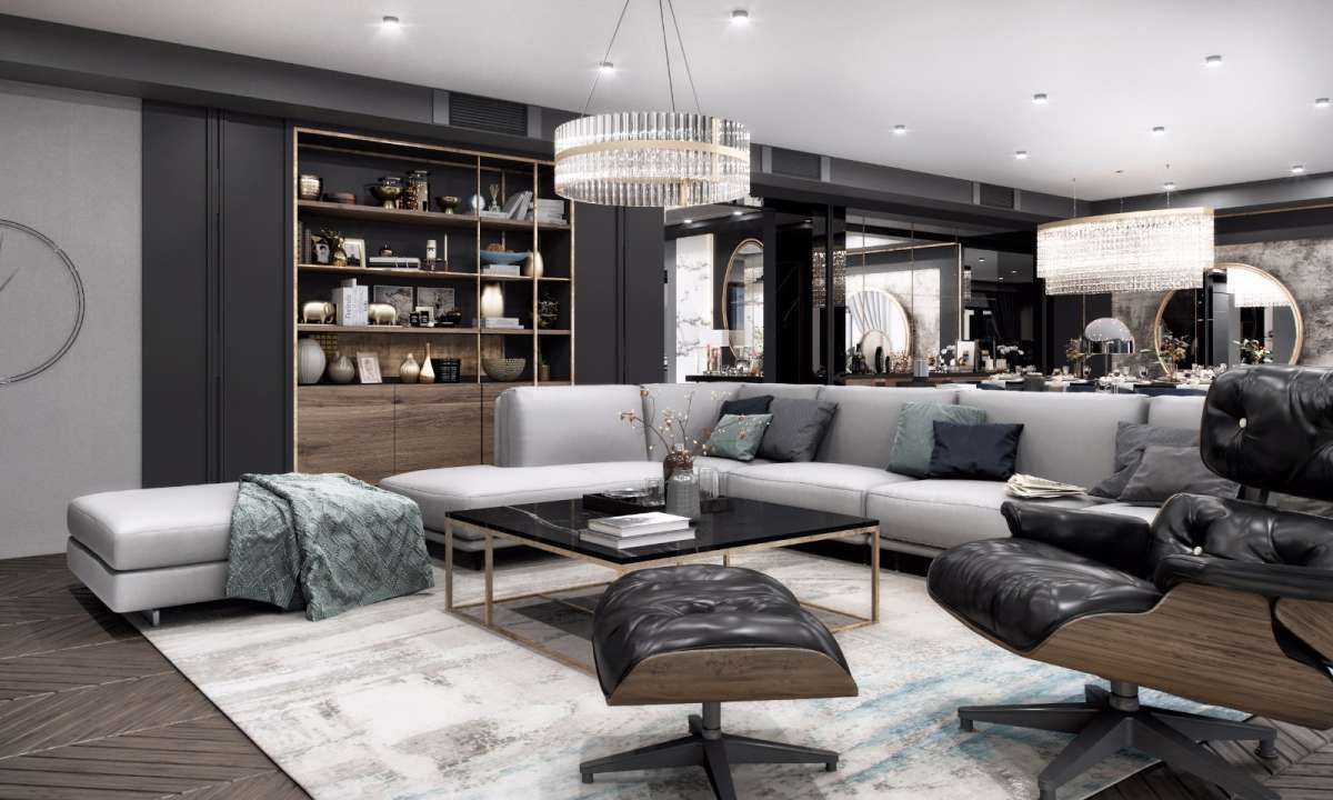 Kotiloğlu Marine Residence, VERO CONCEPT MİMARLIK VERO CONCEPT MİMARLIK Modern living room