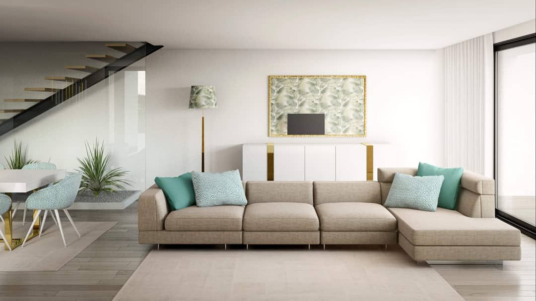 A primeira casa da S&N, Alma Braguesa Furniture Alma Braguesa Furniture Modern living room میٹل