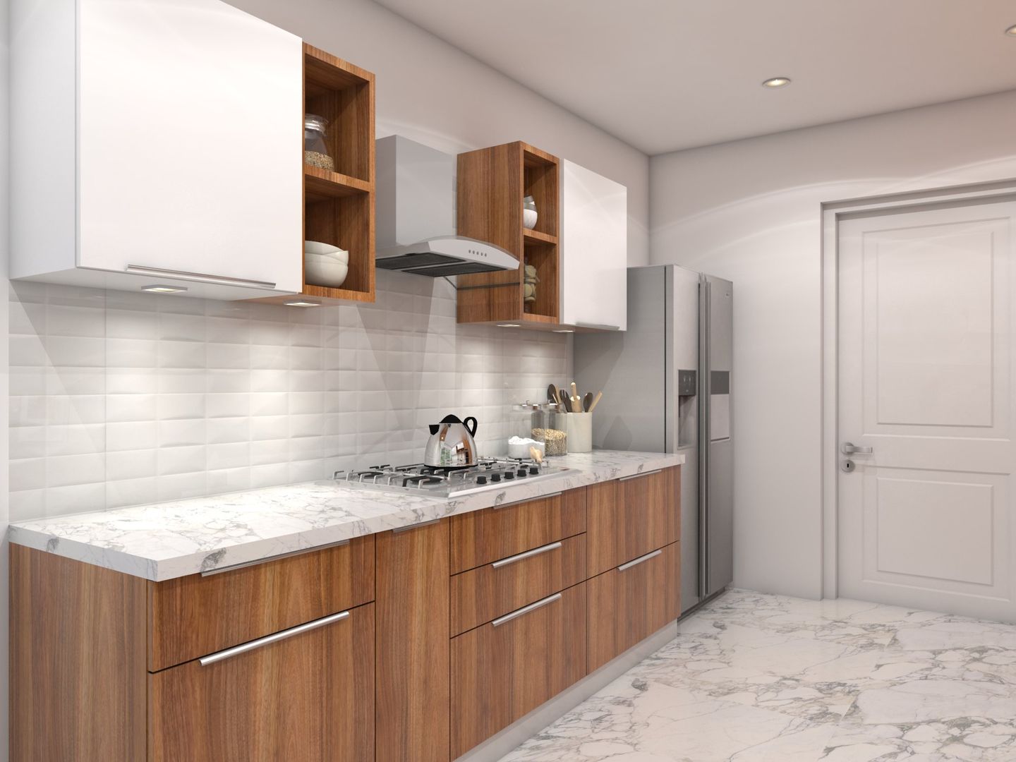 Kitchen Designs, Paimaish Paimaish Bếp xây sẵn MDF